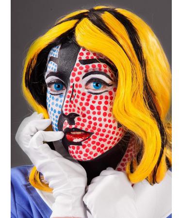 Mermaid Light Blue-Black Contact Lenses - Annual Motif Lenses for Halloween Carnival & Horror Events - Unisex & No Prescription Needed - Buy Online on GoSupps.com