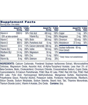 Women's Menopause Support One A Day Tablets - Complete Nutrition for Menopausal Women - Buy Online on GoSupps.com