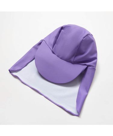 Bonverano Baby Girls Swimsuit/Sunsuit UPF 50+ with Sun Cap - 2 Years Purple Flowers - Buy Online on GoSupps.com