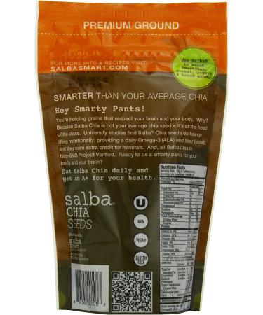 Salba Smart Premium Ground Grain - Nutrient-Rich, 6.4 oz Bag for Healthy Living - Buy Online on GoSupps.com
