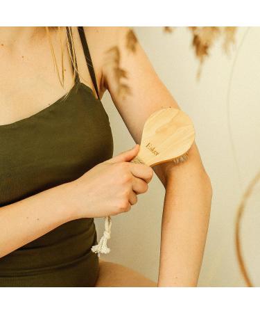 Esker All Natural Bristle Dry Brush - Vegan & Cruelty-Free | Clean Beauty - Buy Online on GoSupps.com