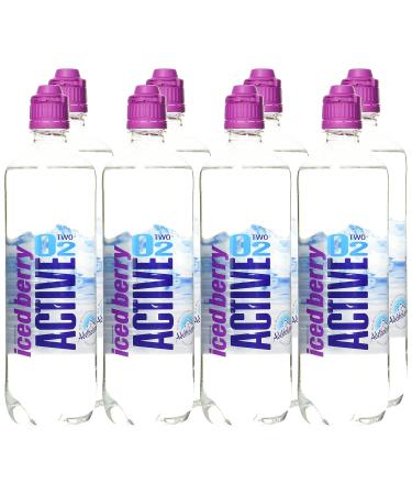 Active O2 Iced Berry - Pack of 8 Disposable 750ml Bottles | Refreshing Hydration Worldwide Shipping - Buy Online on GoSupps.com