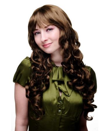 WIG ME UP - Long-haired brown wig long curls approx. 65cm 7633-10