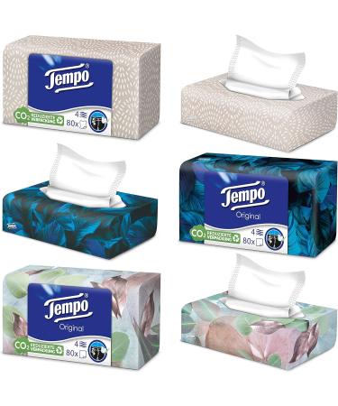 Buy Tempo Tissue Original Trio Box - 3x80 Bulk Pack (700g) | Fast International Shipping - Buy Online on GoSupps.com