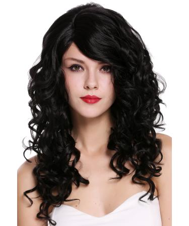 WIG ME UP - RGF-6467C-1B wig ladies wig long voluminous parting curls black