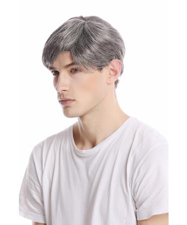Buy Wig Me Up GFW994-44 Short Men's Fashionable Gray Hair Wig - 20 cm Dark Gray & Black Mix - International Shipping - Buy Online on GoSupps.com