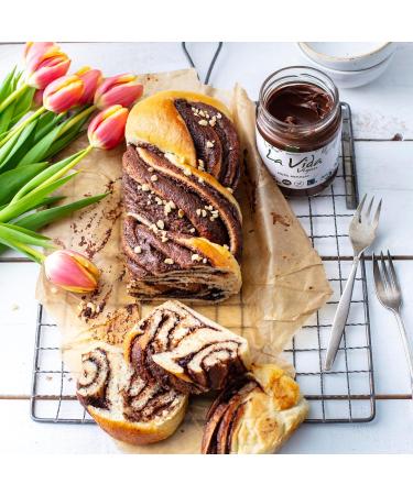 Brinkers La Vida Vegan Nut Nougat Cream - 6x600g Organic & Gluten-Free Bread Spread for Breakfast - Palm Oil Free - Buy Online on GoSupps.com