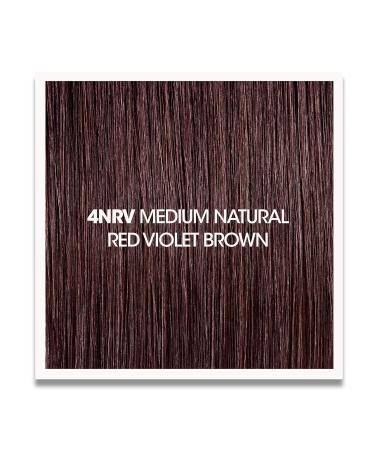 4NRV Medium Natural Red Violet Brown Hair Color Dye Kit | Long-Lasting 8 Weeks | Developer Barrier Cream Gloves Included - Buy Online on GoSupps.com
