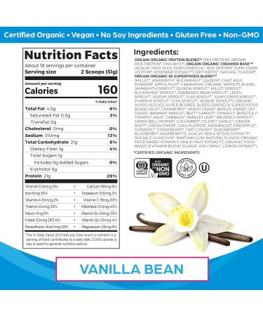 Orgain Organic Vegan Protein Powder + Superfoods Powder Bundle (2.03 Lb + 2.02 Lb) - Buy Online on GoSupps.com