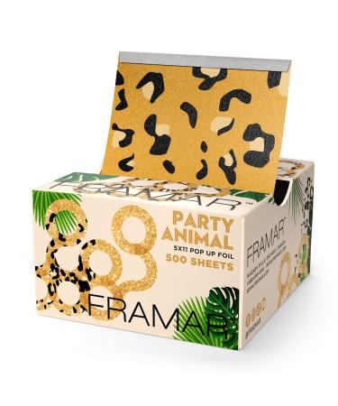 Framar Party Animal Pop Up Hair Foil, Aluminum Foil Sheets, Hair Foils For Highlighting - 500 Foil Sheets - Buy Online on GoSupps.com
