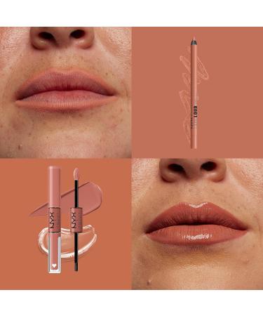 NYX Professional Makeup High Pigment Lip Gloss - Daring Damsel | Long Lasting & No Transfer Shine - Buy Online on GoSupps.com