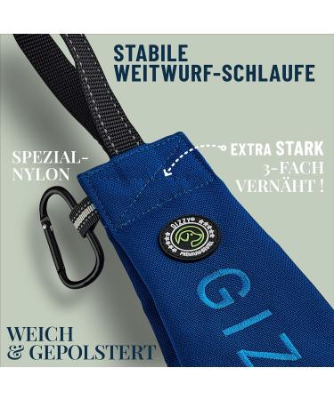 Gizzy Original Dog Feed Bag - Premium Training Dummy for All Breeds - Blue - Perfect for Dog Education & Treats - Buy Online on GoSupps.com