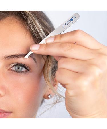 REMOS 2-in-1 Stainless Steel Combination Tweezers - 9.5 cm for Splinters & Hair - Red | International Shipping Available - Buy Online on GoSupps.com