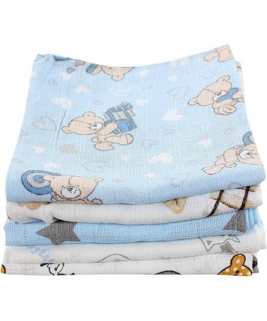 TupTam Baby Muslin Diapers Burp Cloths 70x80 - 10-Pack for Boys | Soft Absorbent & Eco-Friendly - Buy Online on GoSupps.com