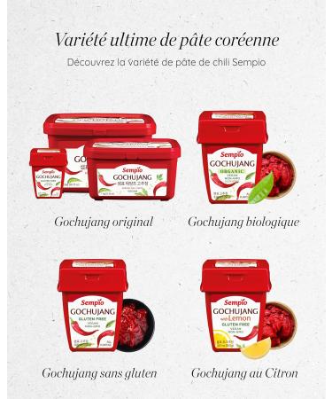 Sempio (500g/1.1lbs) - P te de piment cor enne douce savoureuse et pic e. Sauce au poivre rouge pour Tteokbokki cuisine cor enne. V g talien Poivre 500 g - Buy Online on GoSupps.com