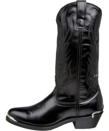 Laredo Men's McComb Cowboy Boots - Black, Round Toe, X-Wide 10.5 - Buy Online on GoSupps.com