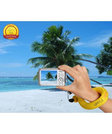 Pack of 2 Nordic Flash Waterproof Camera Floats - Bright Yellow | Keep Your Camera Safe in Water - Buy Online on GoSupps.com