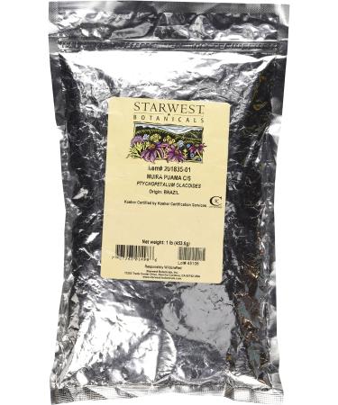 Muira Puama Cut & Sifted - Ptychopetalum olacoides, 1 lb, - Buy Online on GoSupps.com