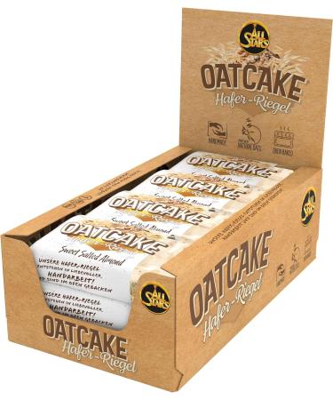 All Stars Oatcake Hafer-Riegel Salted Almond 12 Protein Bars (80g Each) | Energy & Oatmeal Packed Muesli Snack | High-Quality Carbohydrates & Super Filling - Buy Online on GoSupps.com