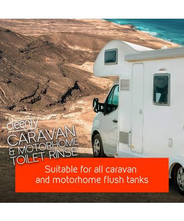 Cleenly Blue 2L and Pink 2L Toilet Chemical Rinse Solution Fluid Cleaner for Caravan and Motorhomes - Eco-Friendly Formaldehyde Free - Upto 20 Treatments - Buy Online on GoSupps.com