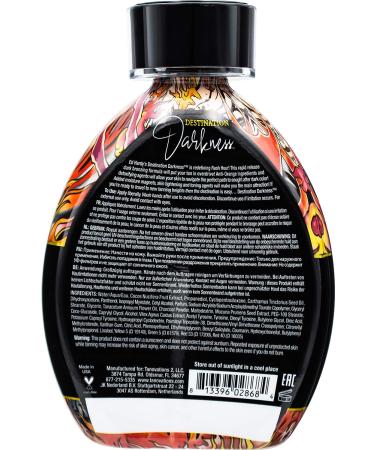 Ed Hardy Tanning Destination Darkness Anti-Orange Dark Tanning Lotion 13.5 oz - One Hour Color Creator - Buy Online on GoSupps.com