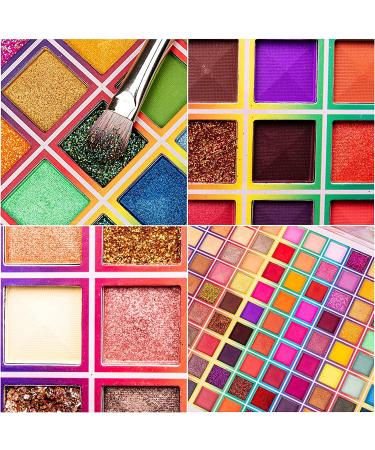 Shimmer Eyeshadow Makeup Palette - 99 Colors, Professional Long Lasting Rainbow Eye Shadow | High Pigmented & Waterproof Formula for Women - Buy Online on GoSupps.com