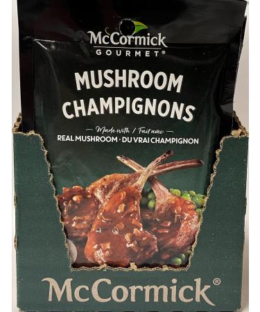 McCormick Gourmet Premium Quality Dry Sauce Mix Wild Mushroom 30g Case Pack 12 Count - Buy Online on GoSupps.com