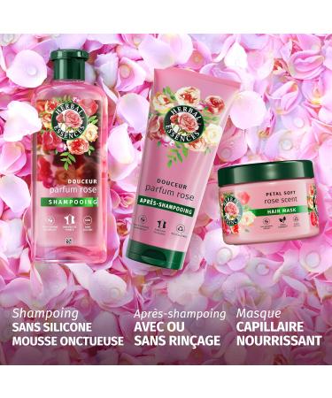 Herbal Essences Gentle Conditioner Rose Scent 200ml Helps Make Dry Hair Silky Naturally Derived Ingredients and Rose Essence Vegan and Cruelty Free - Buy Online on GoSupps.com