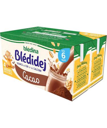 Bl dina Bl didej - C r ales b b Lact es Cacao - D s 6 Mois - 12 briques de 250mL (L'emballage Peut Varier) (Lot de 4) - Buy Online on GoSupps.com
