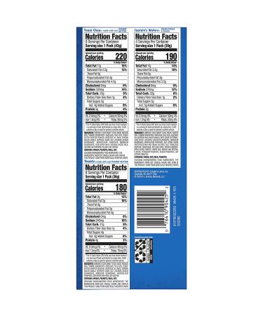 Lance Sandwich Crackers Variety Pack - 20 Individually Wrapped Packs, 6 Sandwiches Each (3 Flavors) - Buy Online on GoSupps.com
