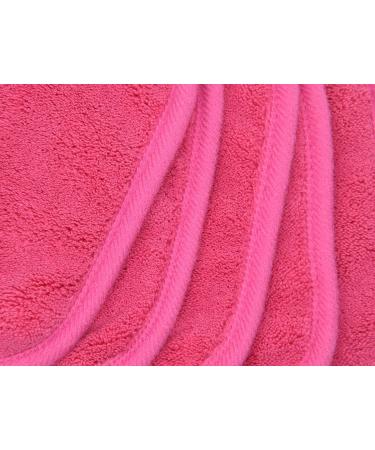 Bloom Seed Makeup Remover Cloths - Reusable Microfiber Face Cleaning Cloths - 8x8 inch Pink (6 Pack) for Eco-Friendly Beauty - Buy Online on GoSupps.com