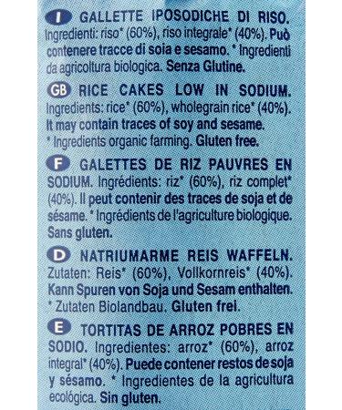 Riso Scotti Le Bio Croccanti Risette Iposodiques Crispy gluten-free - No added salt - 130 g - low-sodium rice waffles - Buy Online on GoSupps.com