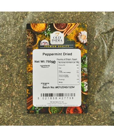 Old India Peppermint Dried 750g - Premium Quality Herbal Tea Ingredient - Buy Online on GoSupps.com