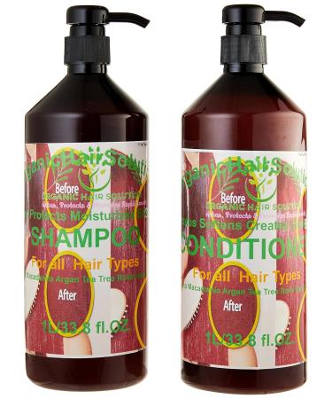 Organic Hair Solution - Chebe Hair Growth Set | Shampoo Conditioner Oil & Leave-In Cream | Stronger Thicker Longer Hair - Natural Ingredients - Buy Online on GoSupps.com