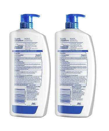 Head & Shoulders Tea Tree Anti-Dandruff Shampoo  32.1 Fl Oz Each  Twin Pack - Buy Online on GoSupps.com