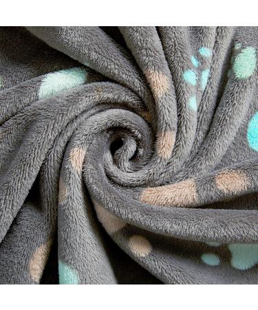 Allisandro Extra Soft Microplush Fleece Pet Blanket - Grey - 39 x 31 - Ideal for Dogs, Cats - Extra Softness for Small, Medium, Large Pets - Buy Online on GoSupps.com