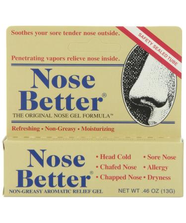 Nose Better Non-Greasy Aromatic Relief Gel 0.46 Ounce