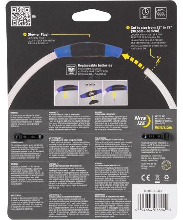 NiteHowl LED Safety Chain - Universal Blue with Replaceable Batteries | Enhance Nighttime Safety Worldwide - Buy Online on GoSupps.com