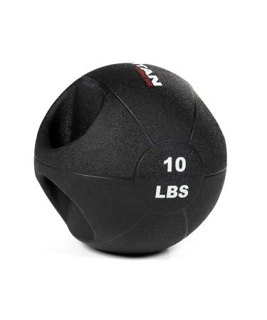 Titan Fitness Dual Grip Medicine Ball 10.0 Pounds