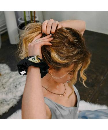 Smunchys Velvet Hair Tie Scrunchies with Hidden Pocket | Zipper Storage for Keys, Money, AirPods | Soft Elastic Bands for Women & Girls - Perfect for Styling All Hair Types - Buy Online on GoSupps.com