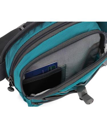 YUOTO Waist Pack with Water Bottle Holder - Green | Hydration Belt for Running, Walking, Hiking - Buy Online on GoSupps.com