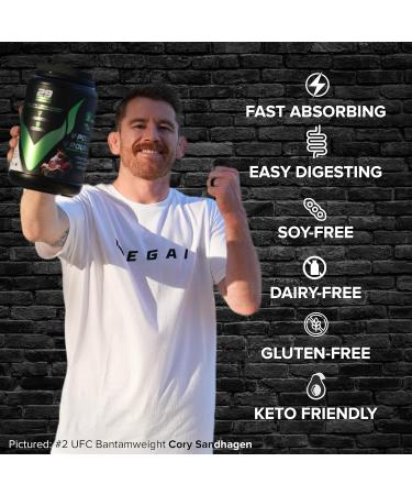 Buy V-Power Plant-Based Protein Powder - Vanilla Surge (1kg) | 26g Protein BCAAs & EAAs Zero Fat/Sugar Dairy-Free All Natural - 29 Servings - Buy Online on GoSupps.com
