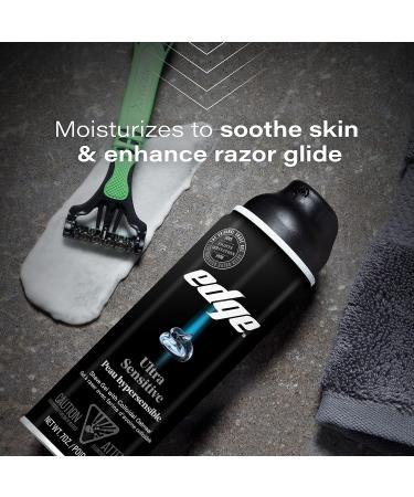 Edge Ultra Sensitive Skin Unscented Shaving Gel 198g - Gentle Non-Irritating Shave for Smooth Skin | Buy Now Internationally - Buy Online on GoSupps.com