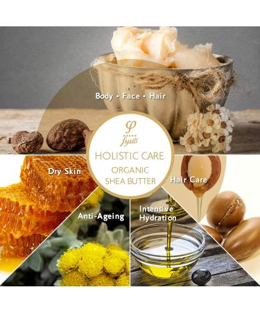 Fysio Organic Shea Butter Body Moisturizer with Olive Oil, Beeswax, Argan Oil - 250ml - Buy Online on GoSupps.com