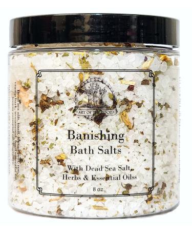 Banishing Herbal Bath Salts 8 oz Hoodoo Voodoo Wicca Pagan