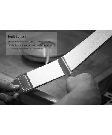 Grandslam Professional Leather Strop for Straight Razor Sharpening - Dual Cowhide and Canvas Strop (Brown) - Buy Online on GoSupps.com