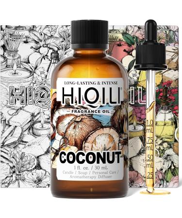 HIQILI 30ML Cedar Essential Oil & 30ML Coconut Fragrance Oil for DIY Diffuser - Buy Online on GoSupps.com