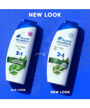 Head & Shoulders Tea Tree Oil 2-in-1 Anti-Dandruff Shampoo + Conditioner 370 mL 370 g (Pack of 1) - Buy Online on GoSupps.com