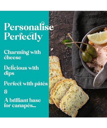 Belle & Wilde Super Seedy Artisan Toasts | Handcrafted With No Preservatives I Suitable For Vegetarians & 100% Gluten Free | Perfect With Cheese Dips & P t s - Buy Online on GoSupps.com