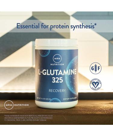 MRM Nutrition L-Glutamine | 5000mg | Recovery | Amino Acid | Muscle Support | Immune + Gut Health | Fermented | 65 Servings 11.46 Ounce (Pack of 1) - Buy Online on GoSupps.com